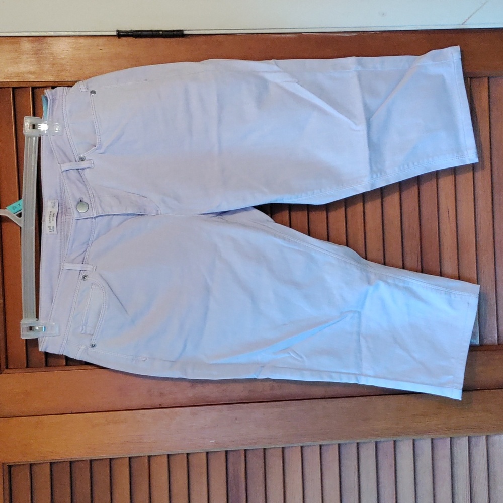 J Jill woman size 12 petite light purple slim ankle jeans
